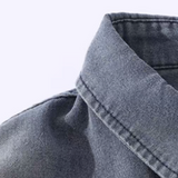 Star Embroidery Denim Shirt