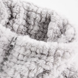 Cross Faux Fur Down Coat