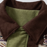 Stately Corduroy Down Jacket