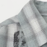 Vintage Distressed Stamp Letter Check Shirt