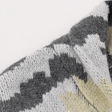 Relaxed Camou Cardigan