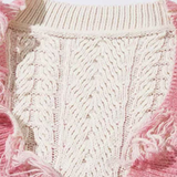 Broken Fringe Jeresy Cardigan