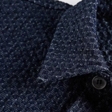 Emboss Checker Denim Shirt