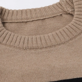 Mix Line Motif Sweater