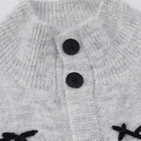 Emboss Wave Jacquard Cardigan