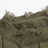 Broken Crossing Rope Sweater