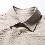 Waffle Embossed Pocket Shirt