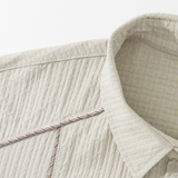 Emboss Blocking Shirt