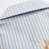 Animal Embroidery Stripe Shirt
