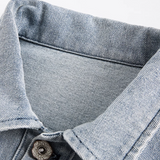 Colored Lace Stitching Denim Jacket