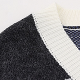 Geomatic Jacquard Pattern Sweater