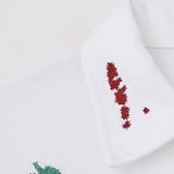 Embroidered Graffiti Polo Shirt