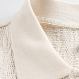 Embossed Summer Knit Top