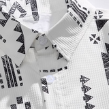 Geometric Full Pattern Shirt