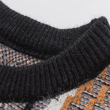 Toxic Argyle Pattern Sweater