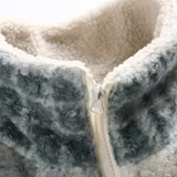 Toy Bear Applique Check Down Jacket