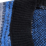 Color Point Broken Style Cardigan