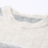 Fluffy Stripe Colored Sweater