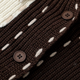 Multi Cargo Pocket Contrast Cardigan