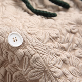 Embossed Handmade Flower Shirt