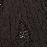 Asymmetry Broken Design Sweater