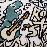 Dinosour Rock Star Knit