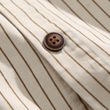 Basic Stripe Button Shirt