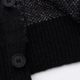 Contrast Color Line Cardigan