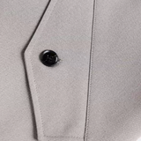 Asymmetry Overlap Placket Collar Cropped Bomber Jacket