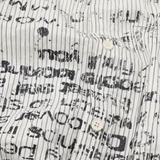 Graffiti Letter Stripe Shirt
