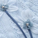 Emboss Flower Jacquard Shirt