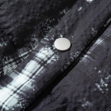 Stand Collar Tye Dye Coat