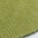 Fur Argyle Pattern Sweater