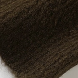 Sparkle Stripe Olive & Brown Knit