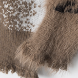 Leopard Jeresy Fringe Cardigan