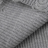 Broken Design Letter Sweater