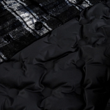 Fuzzy Checker Duck Down Jacket