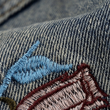 Retro Embroidery Denim Jacket