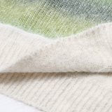 Fluffy Stripe Colored Sweater