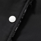 Two Way Fringe Check Down Jacket