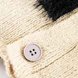 Mohair Check Cardigan