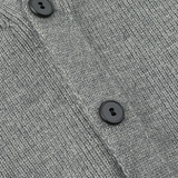 Shirt Collar Fake Two Knit Cardigan