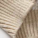 Speckled Popcorn Knit Stand Collar Cardigan