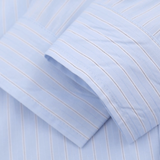 Check Stitching Stripe Shirt