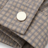 Plaid Contrast Pocket Short Bomber Jacket