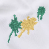 Embroidered Graffiti Polo Shirt