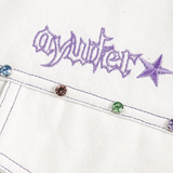 Beads Piping Denim Jacket