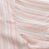 Stripe Lace Corn Appliqué Shirt