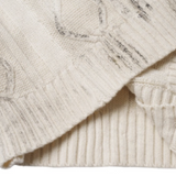 Relaxed PU Belt Jeresy Cardigan