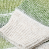 Fluffy Stripe Colored Sweater